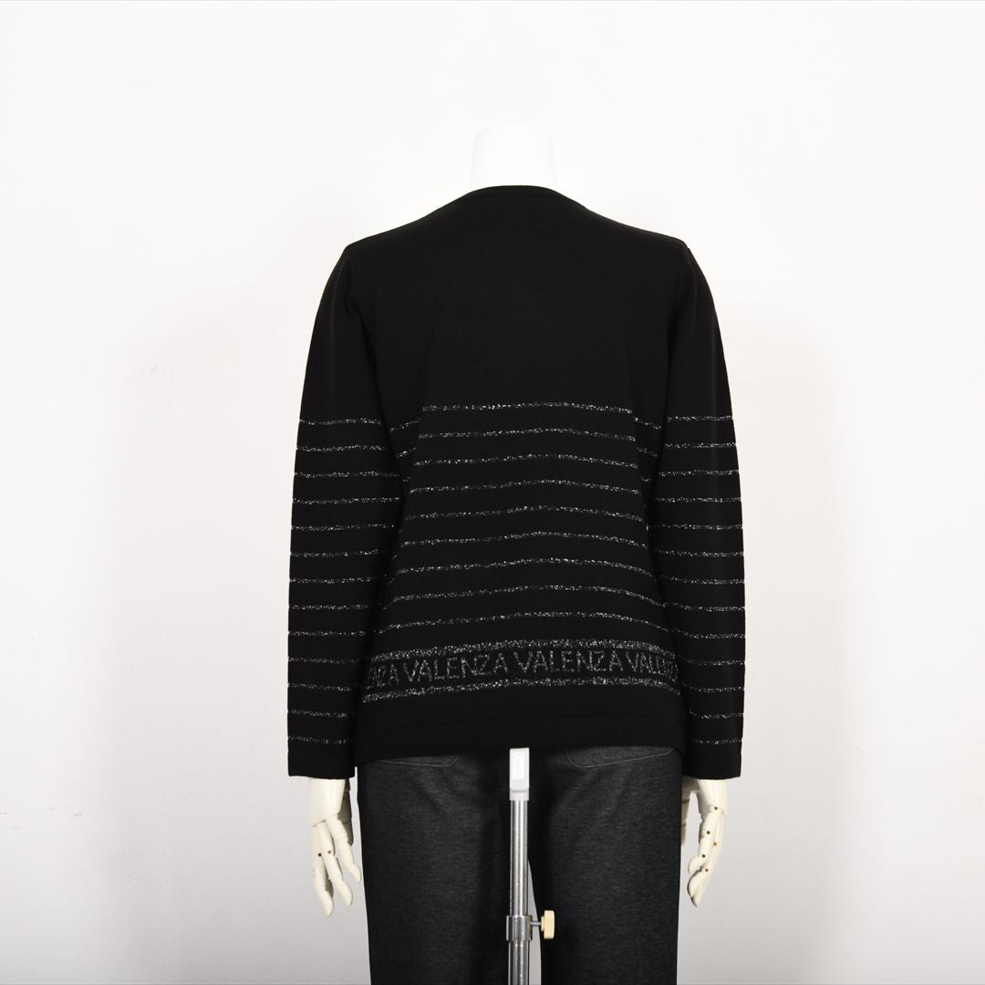 ラメボーダー　ニット　VALENZA　5153607