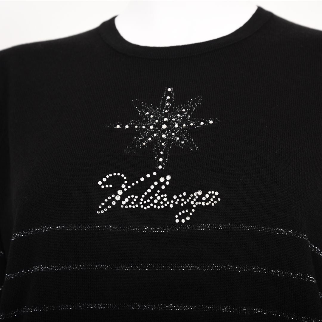 【Lサイズ】ラメボーダー　ニット　VALENZA　5553607