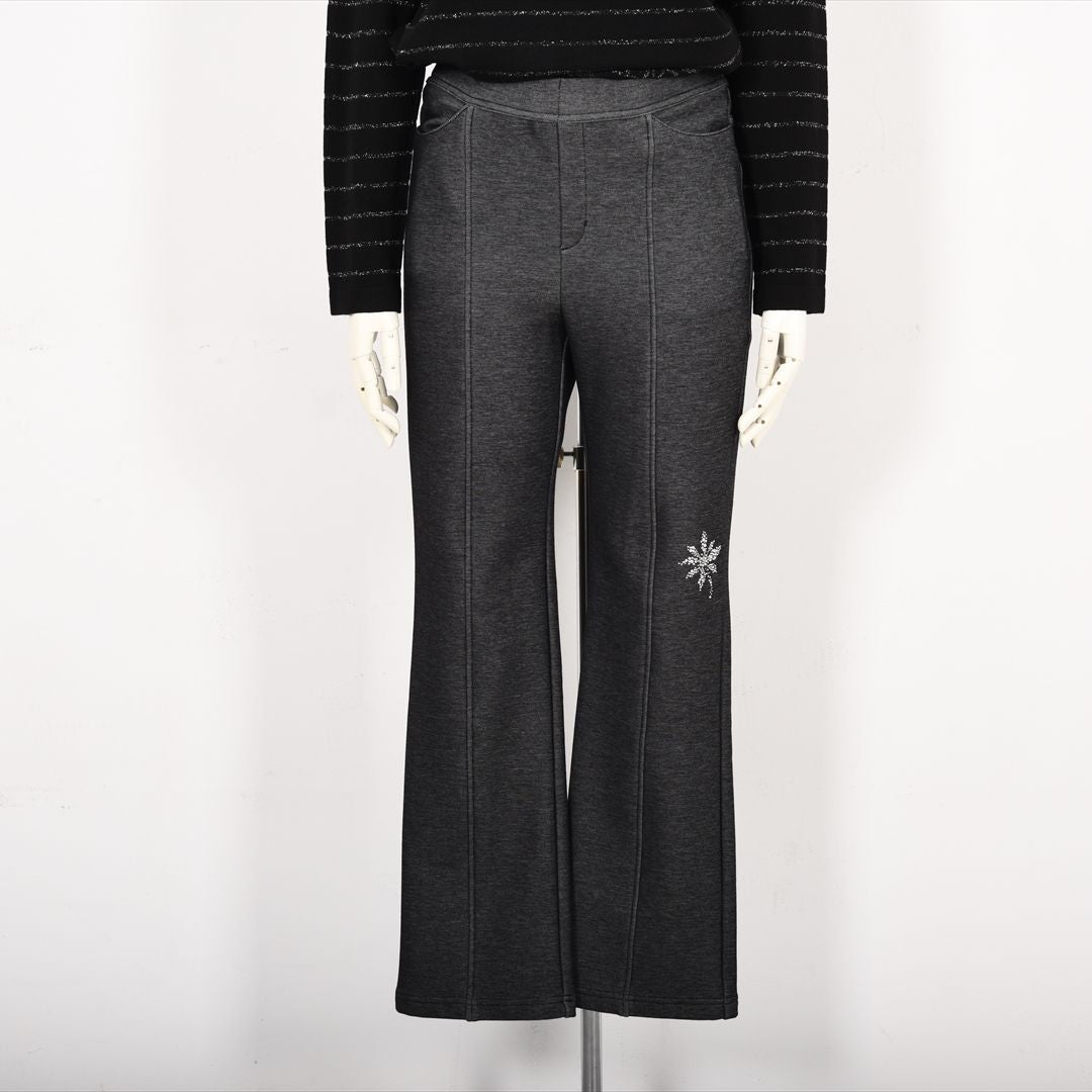 【裏起毛】【Lサイズ】HYPER FIT jersey ストレートパンツ　VALENZA　5556607