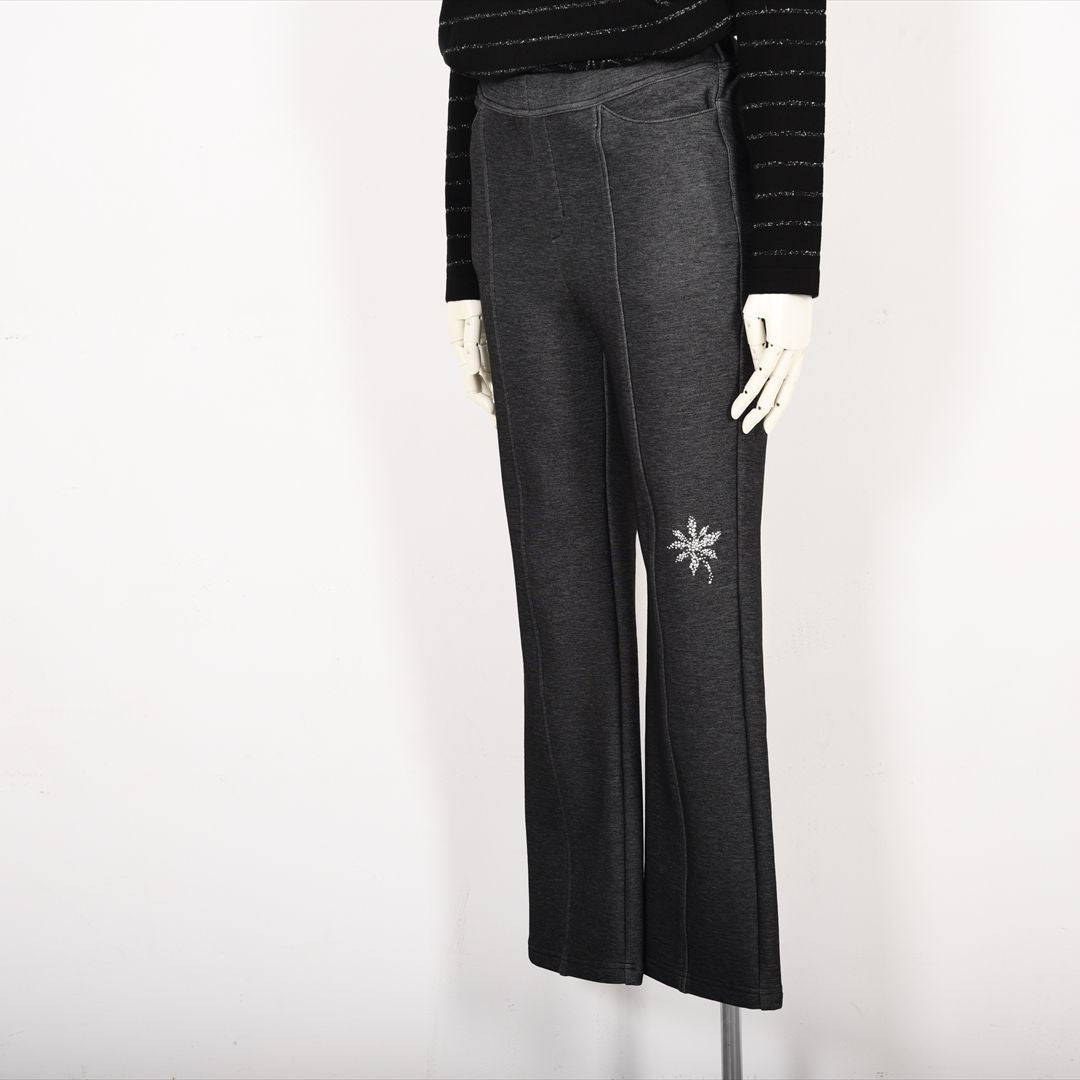 【裏起毛】【Lサイズ】HYPER FIT jersey ストレートパンツ　VALENZA　5556607