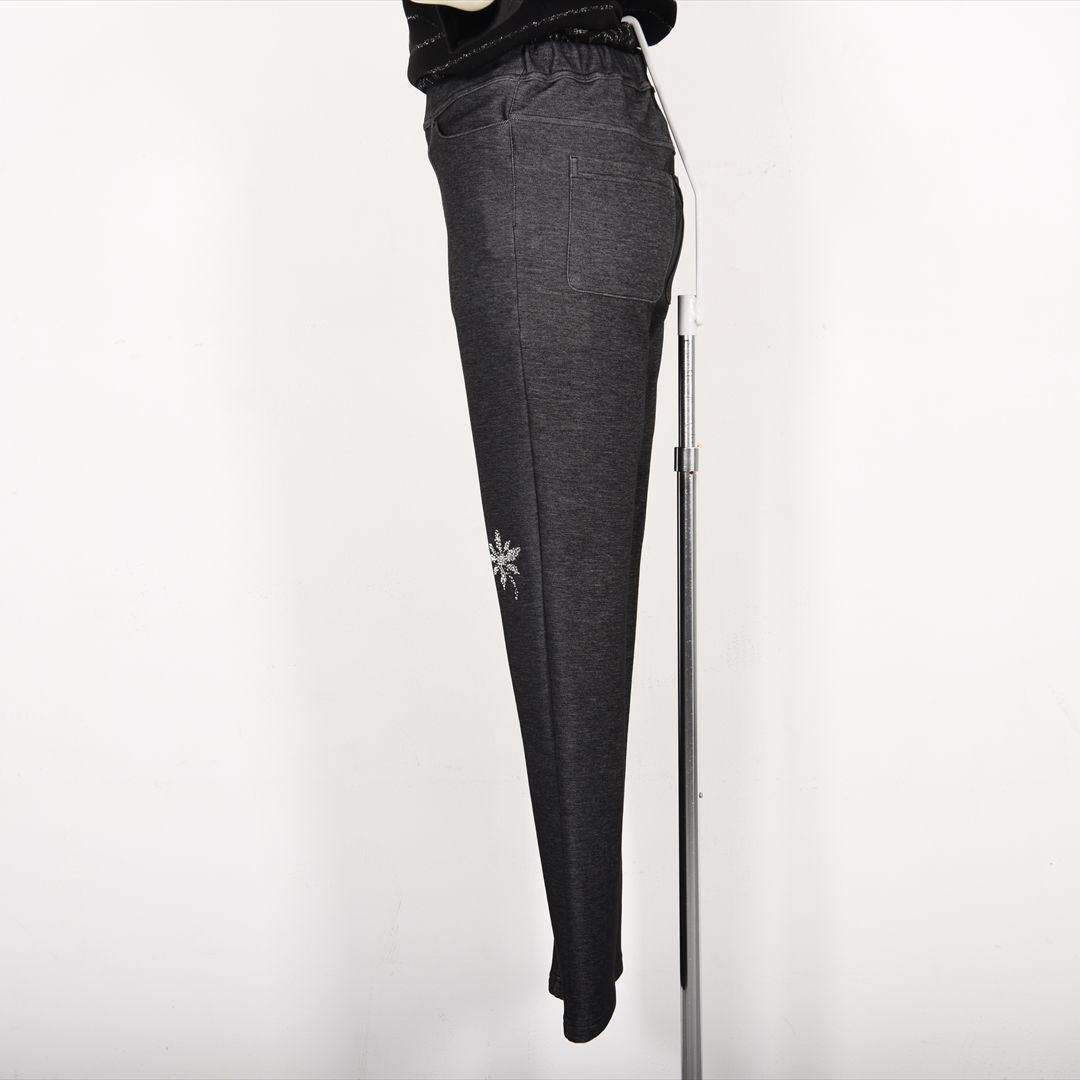 【裏起毛】【Lサイズ】HYPER FIT jersey ストレートパンツ　VALENZA　5556607