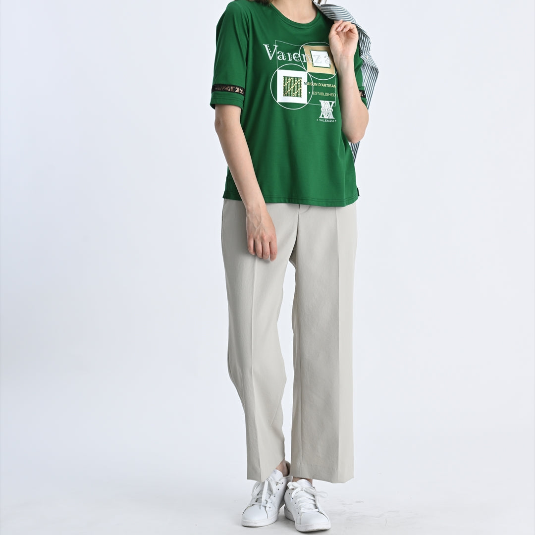 【セットアップ◎】ドライタッチ　ワイドパンツ　VALENZA　5156530