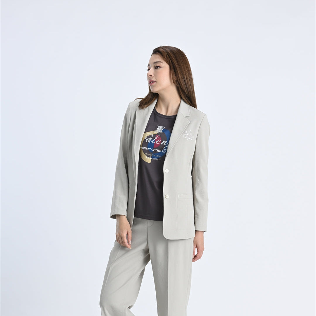 【セットアップ◎】ドライタッチ　テーラードジャケット　VALENZA　5157532