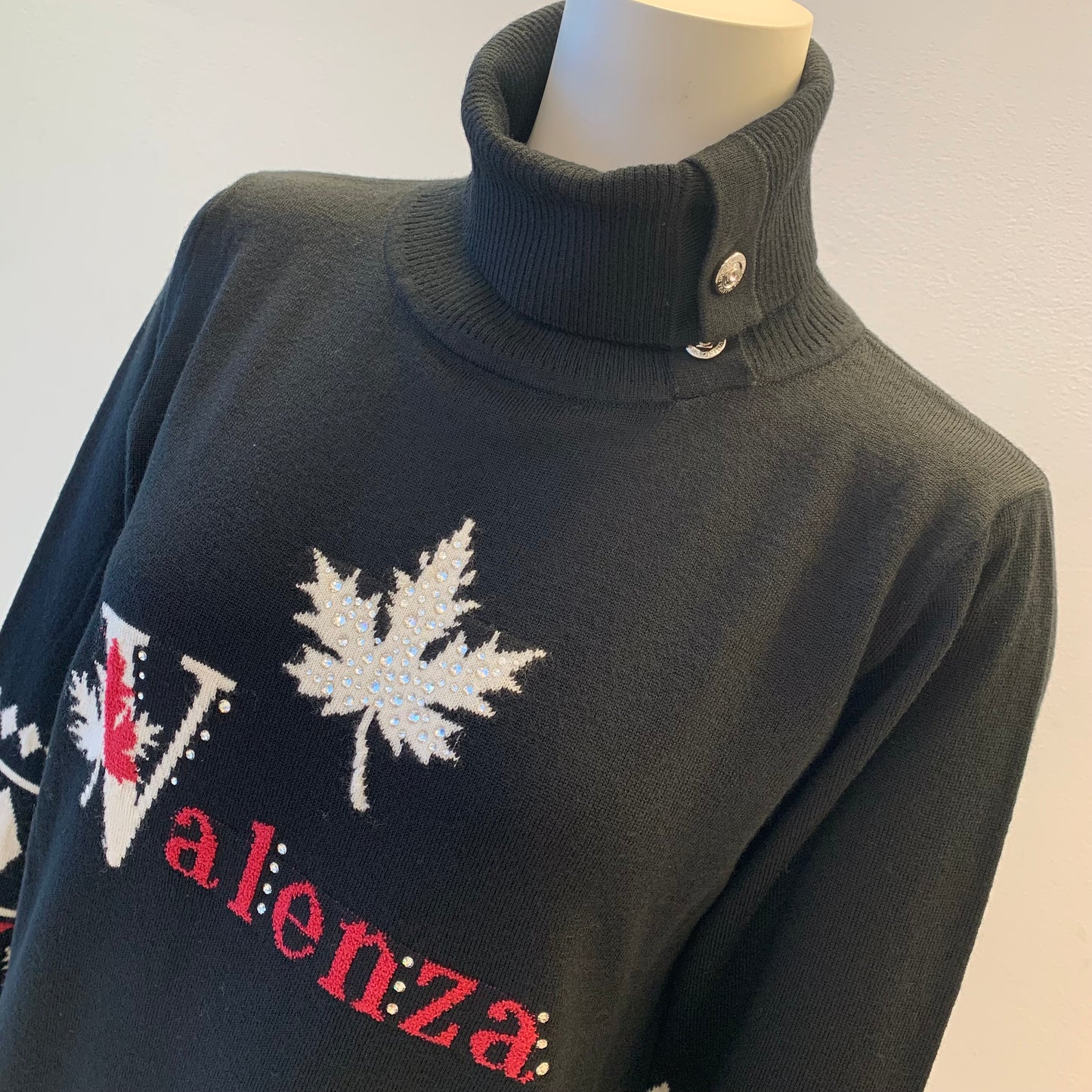 【OUTLET】【Lサイズ】釦あき　タートルネックプルオーバー　 VALENZA　5533705