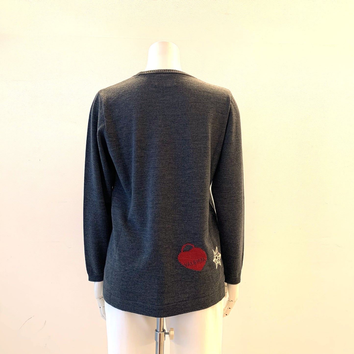 【OUTLET】クルーネック　インターシャプルオーバー　 VALENZA　5133701