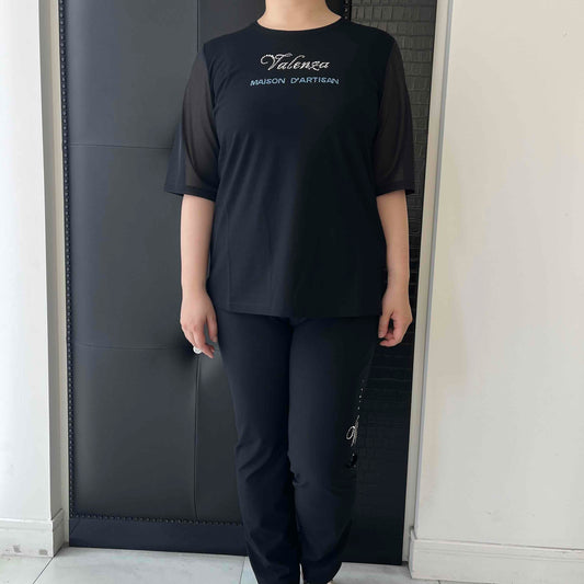 シアー袖　カットソー　VALENZA　5152418