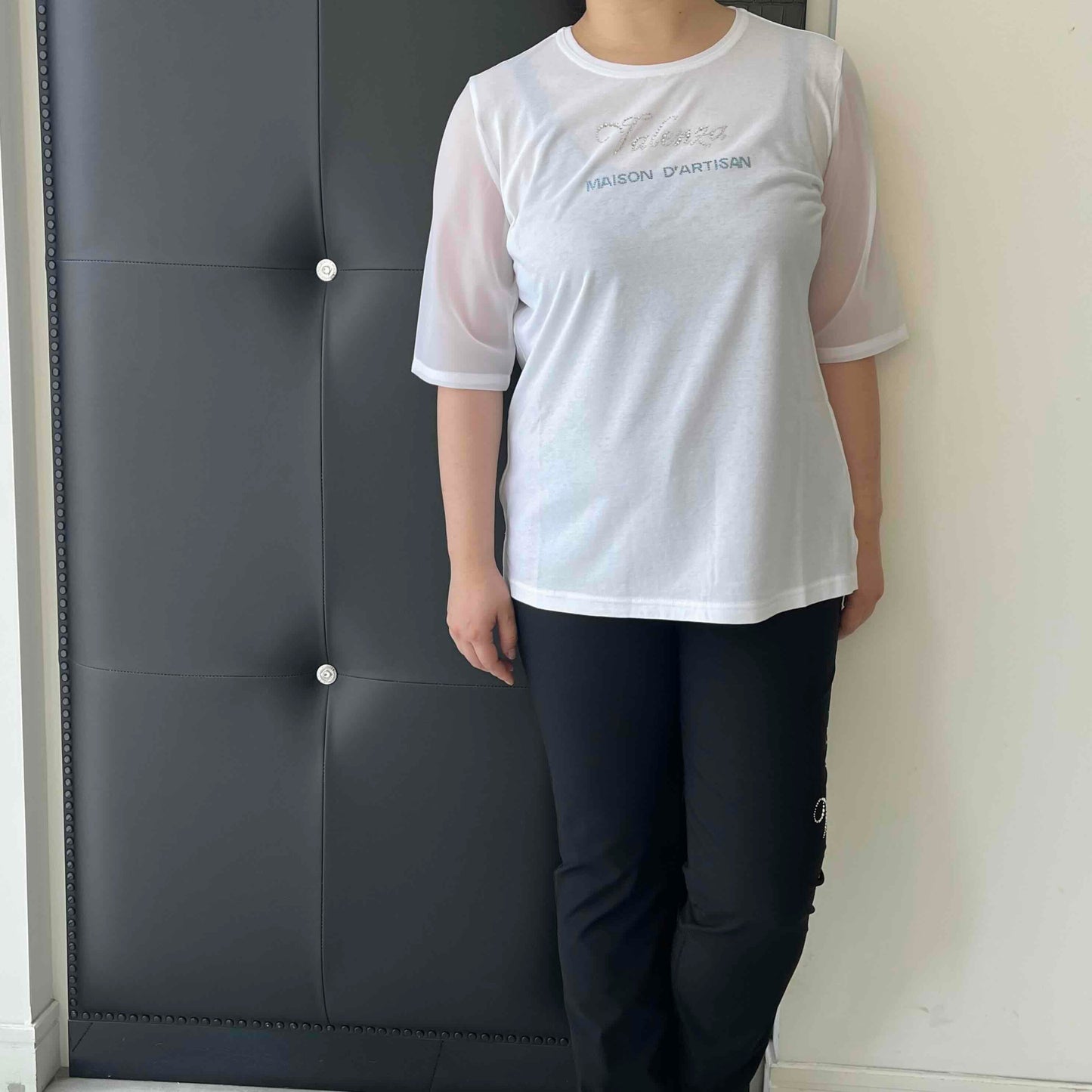 シアー袖　カットソー　VALENZA　5152418