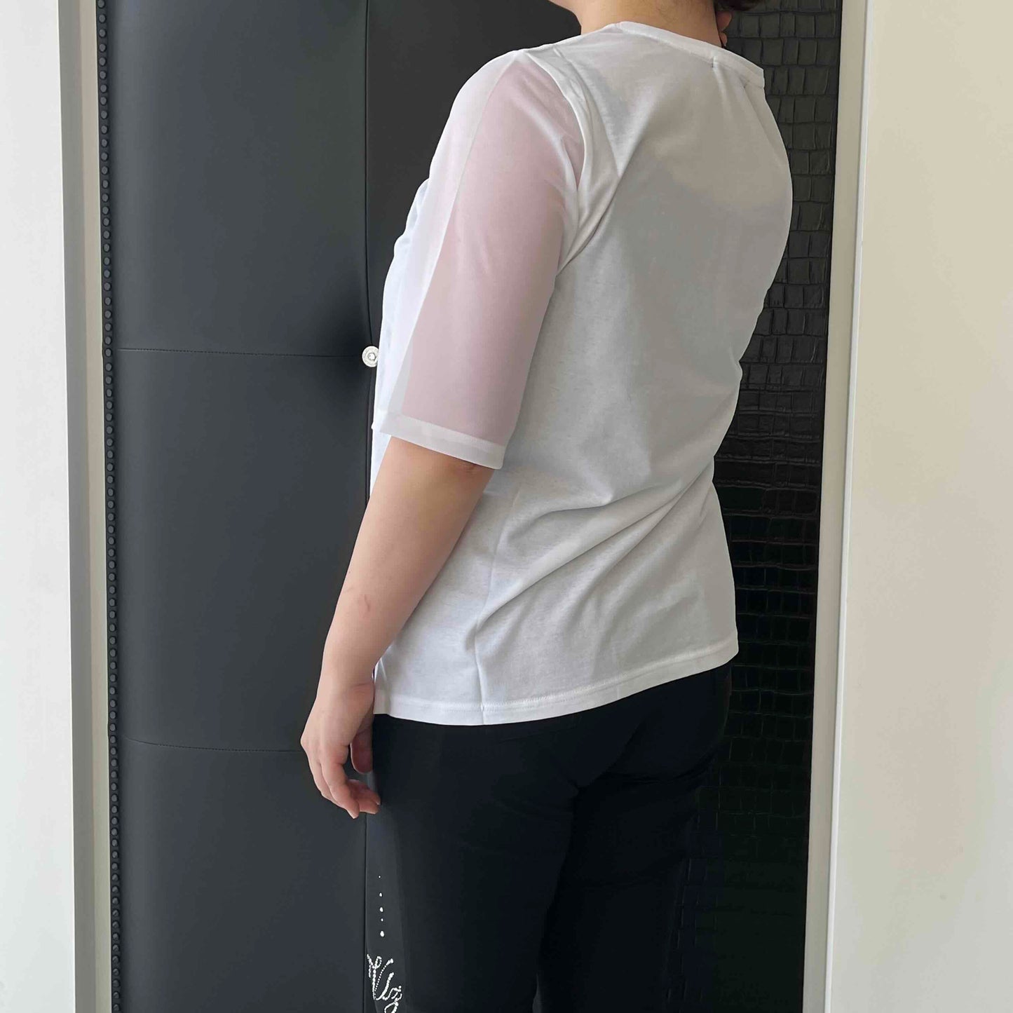 シアー袖　カットソー　VALENZA　5152418