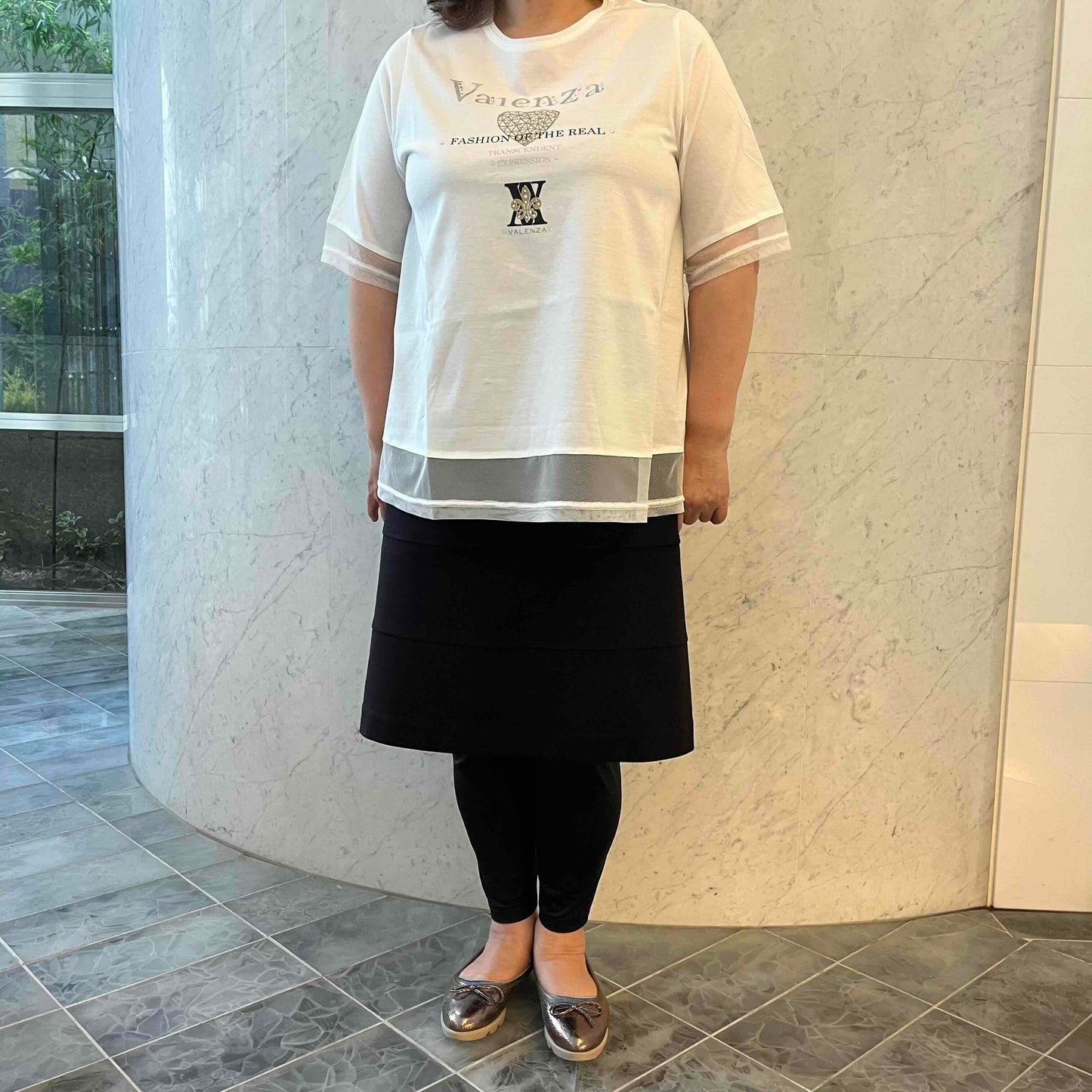 【大人気モチーフ】FORハートモチーフ　カットソー　VALENZA　5152527