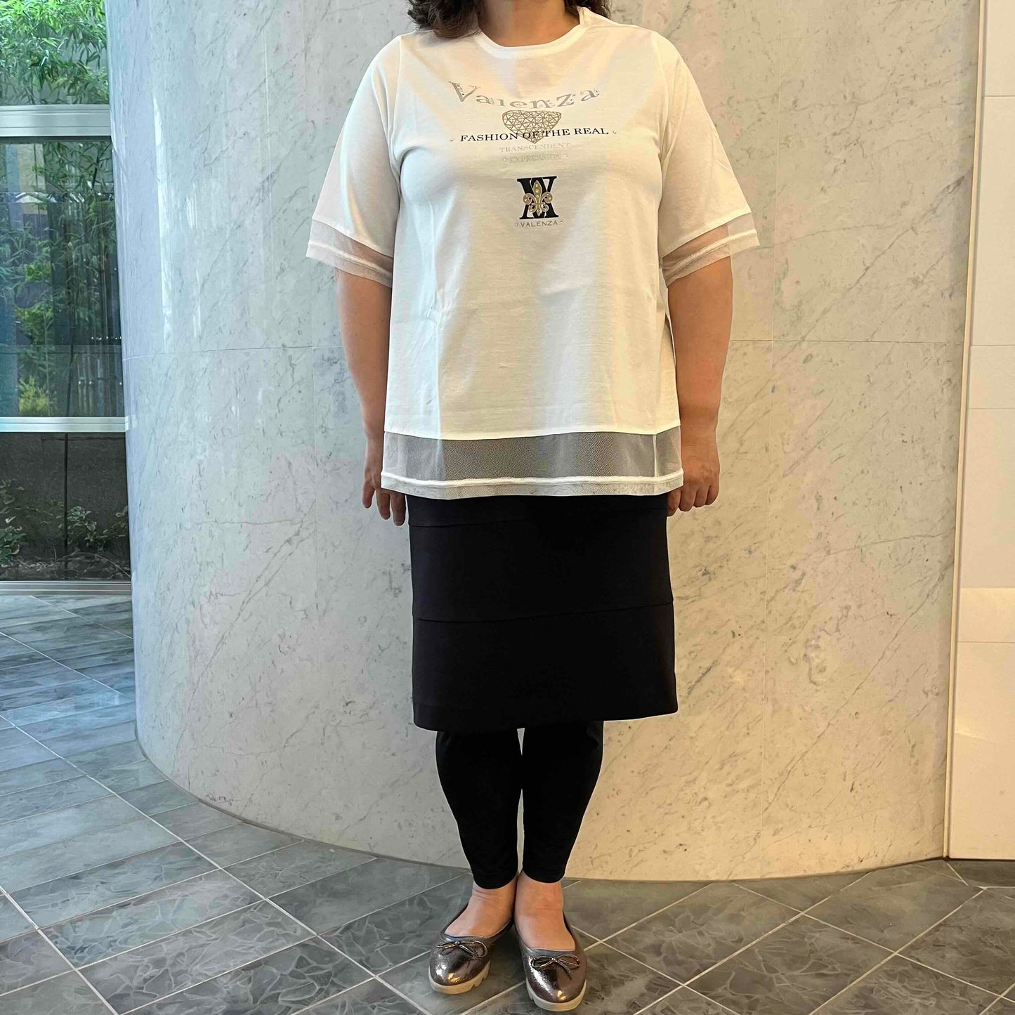 【大人気モチーフ】FORハートモチーフ　カットソー　VALENZA　5152527