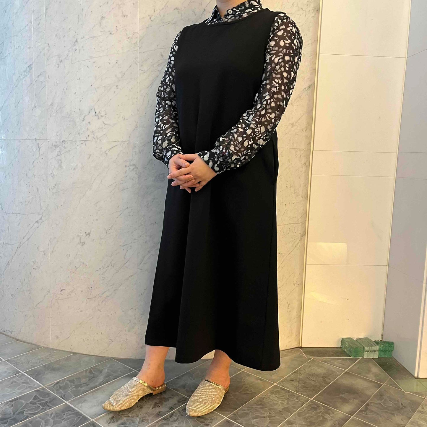 【3way】ニットベスト×ワンピース　セットアップ　VALENZA　5153612