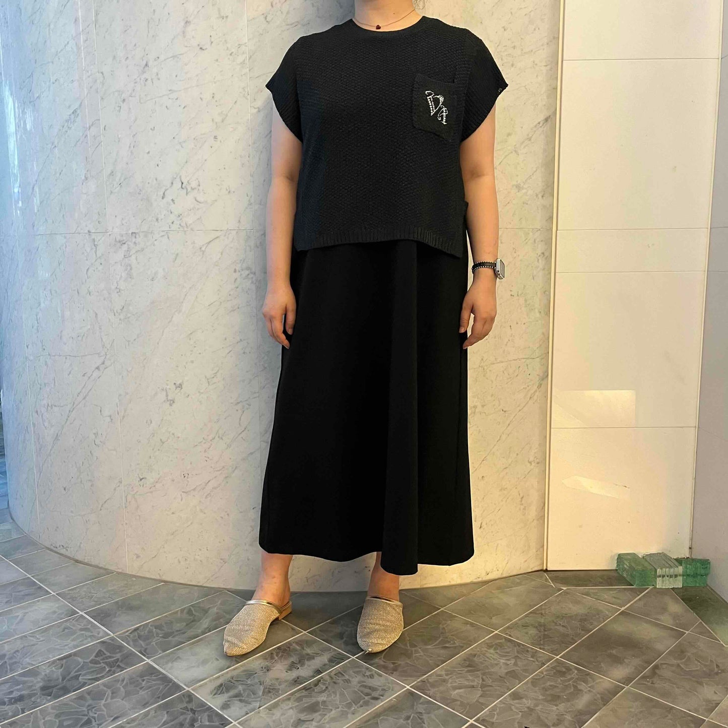 【3way】ニットベスト×ワンピース　セットアップ　VALENZA　5153612