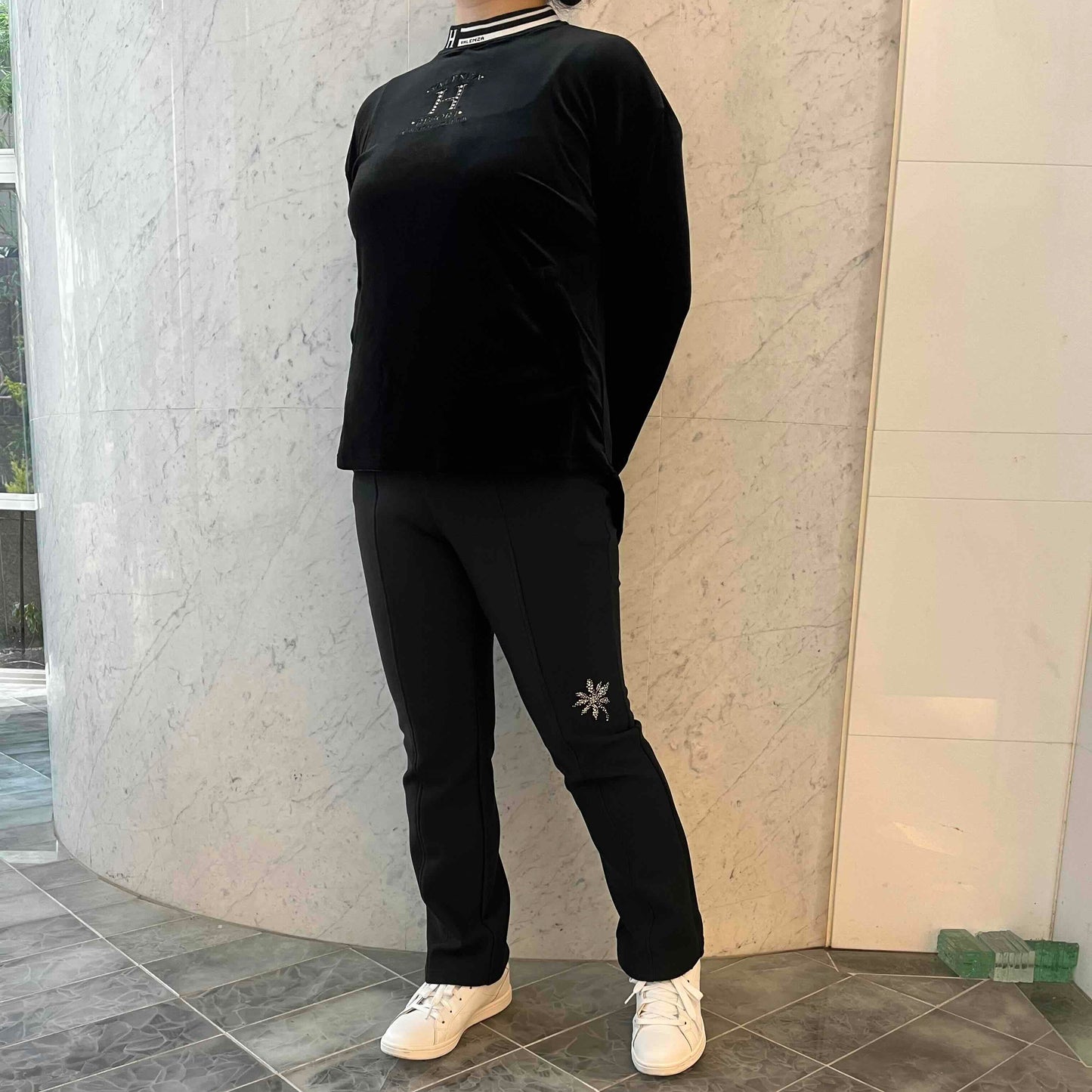 【裏起毛】HYPER FIT jersey ストレートパンツ　VALENZA　5156607