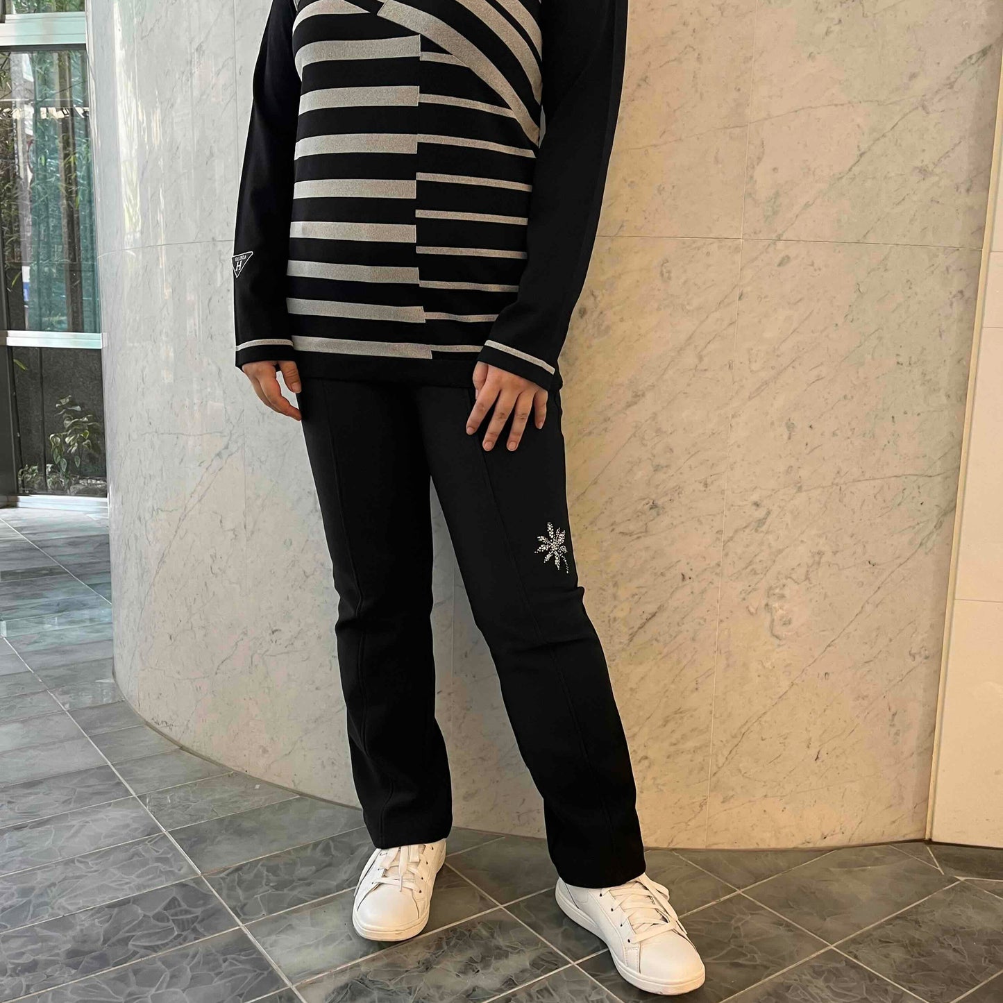 【裏起毛】HYPER FIT jersey ストレートパンツ　VALENZA　5156607