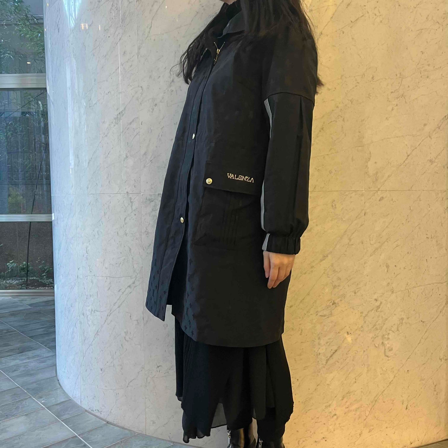 モノグラム　ロングコート　VALENZA　5168301