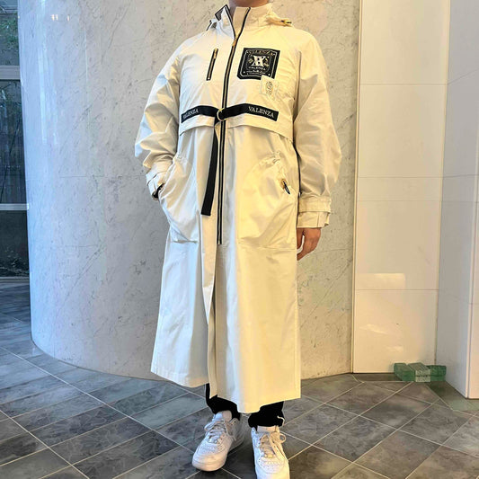 【はっ水】【形態安定】タフタロングコート　VALENZA　5168300