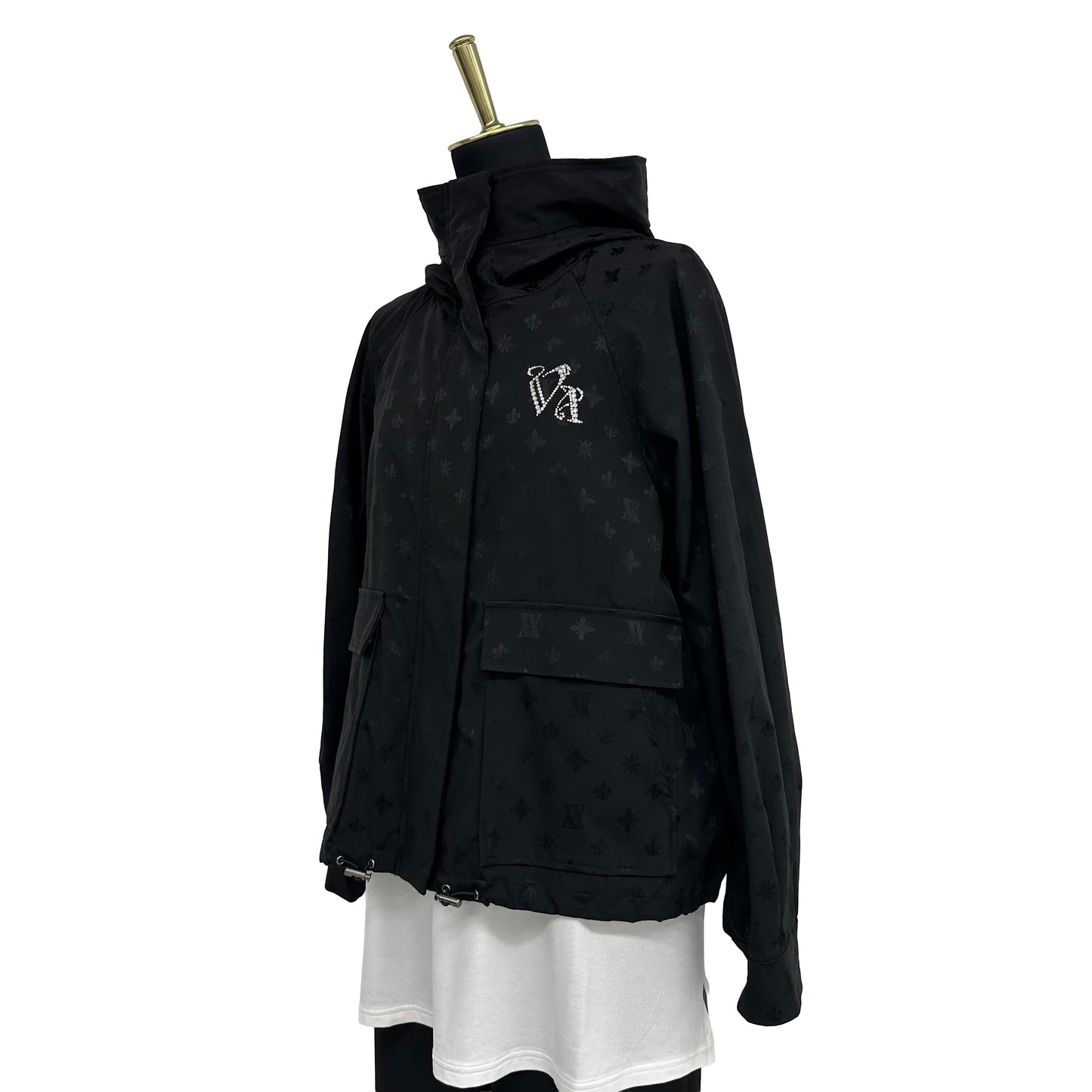 【Lサイズ】モノグラムプリント ジャケット　VALENZA　5557609