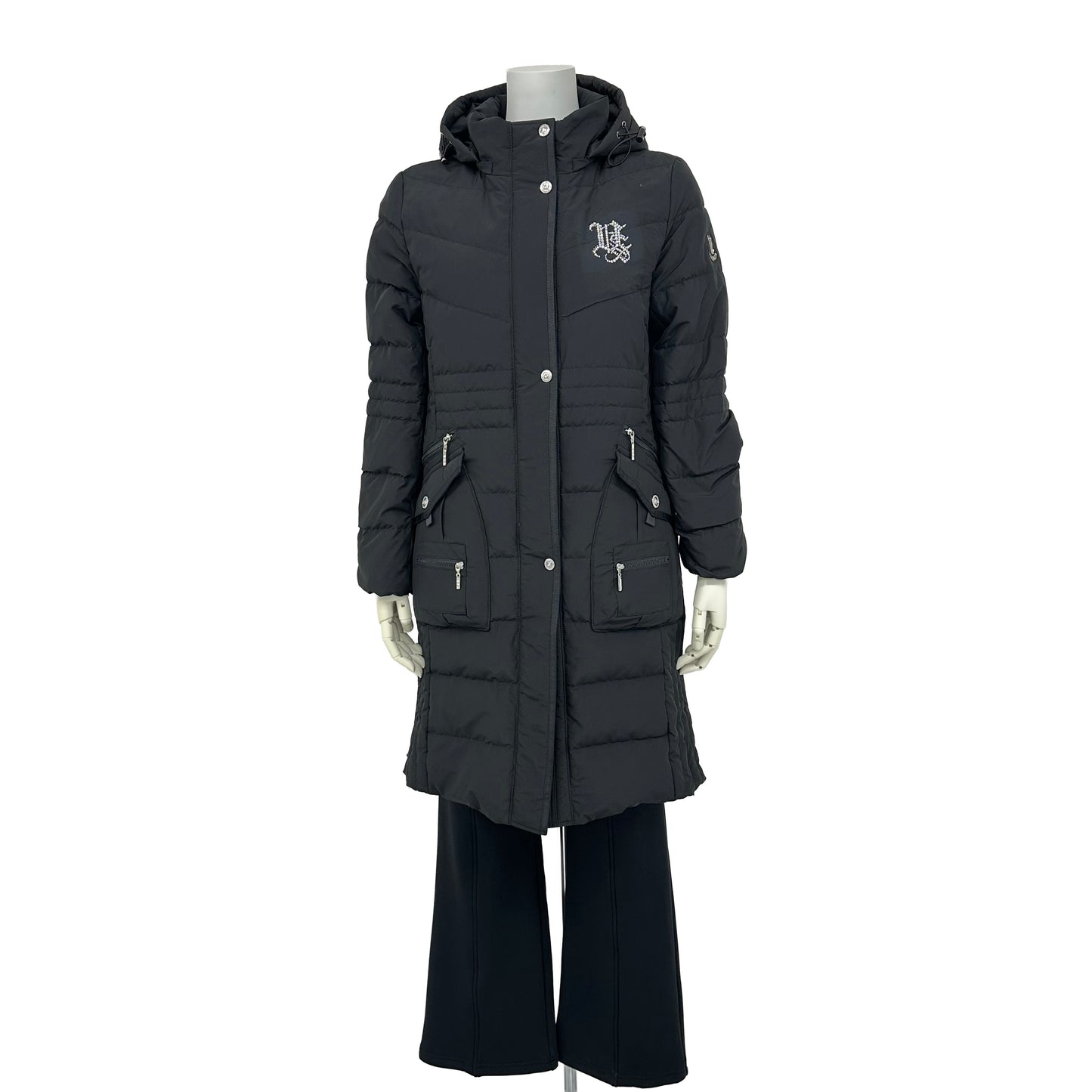 フード取り外し　2WAYロングダウンコート　VALENZA　5158705