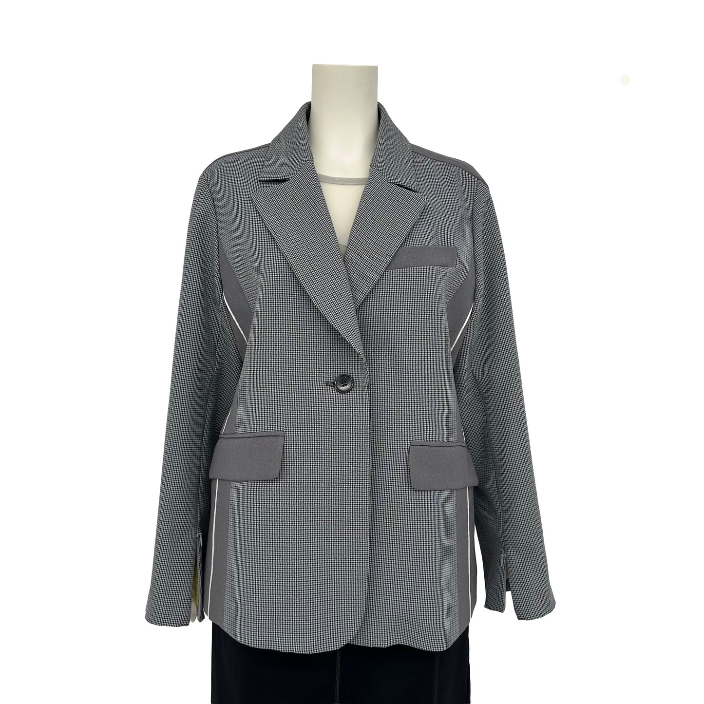 チェックテーラードジャケット　B DONNA　6057104