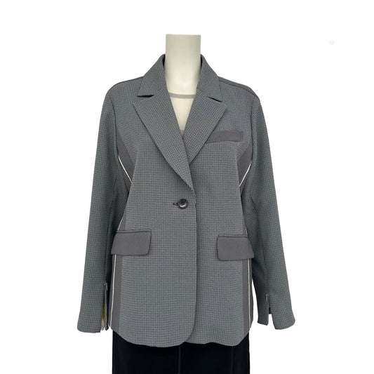 チェックテーラードジャケット　B DONNA　6057104