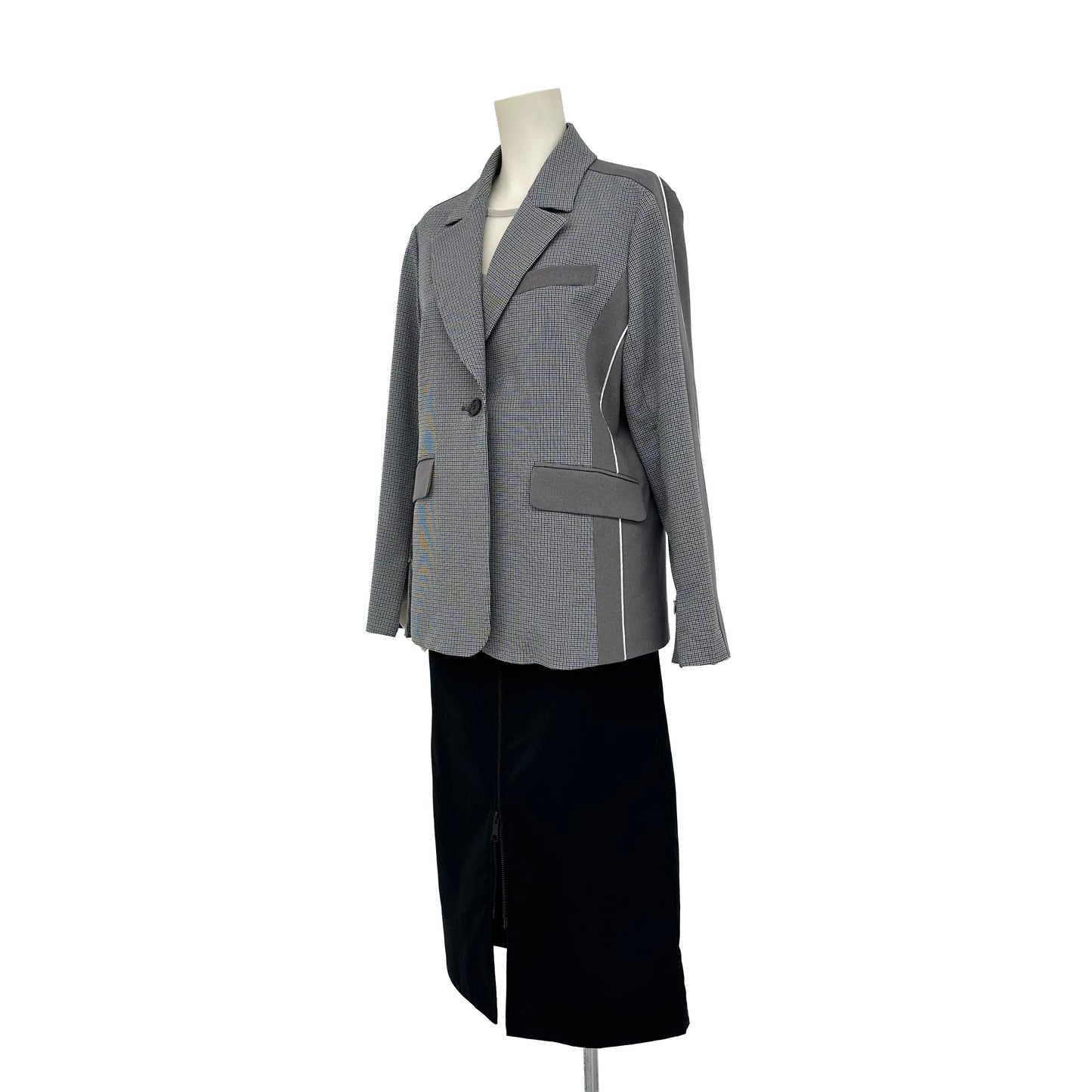 チェックテーラードジャケット　B DONNA　6057104