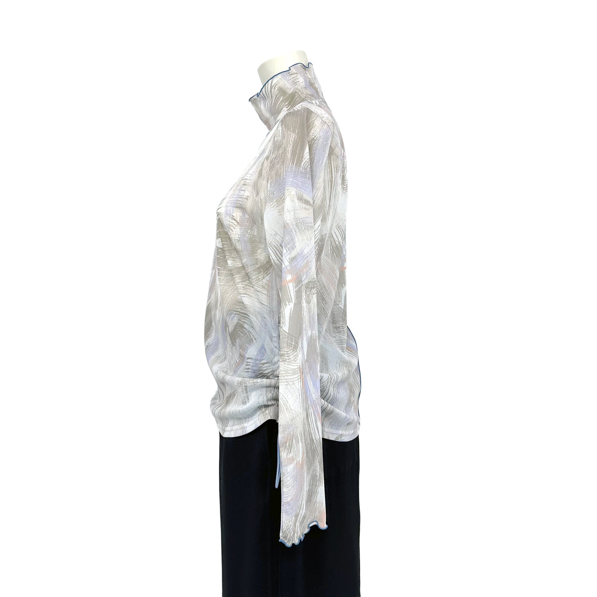 シアーメッシュ　ハイネックカットソー　B DONNA　6062950