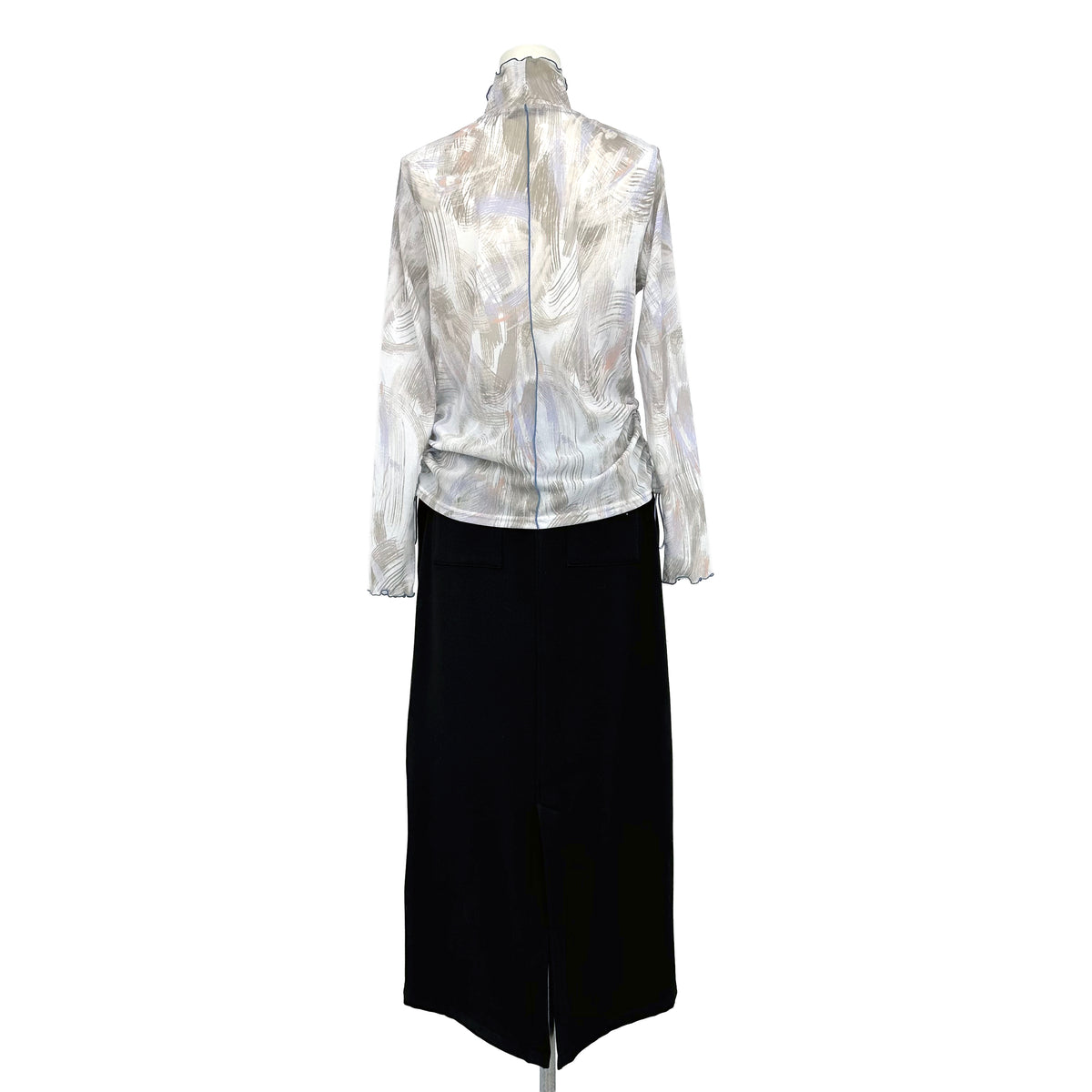 シアーメッシュ　ハイネックカットソー　B DONNA　6062950