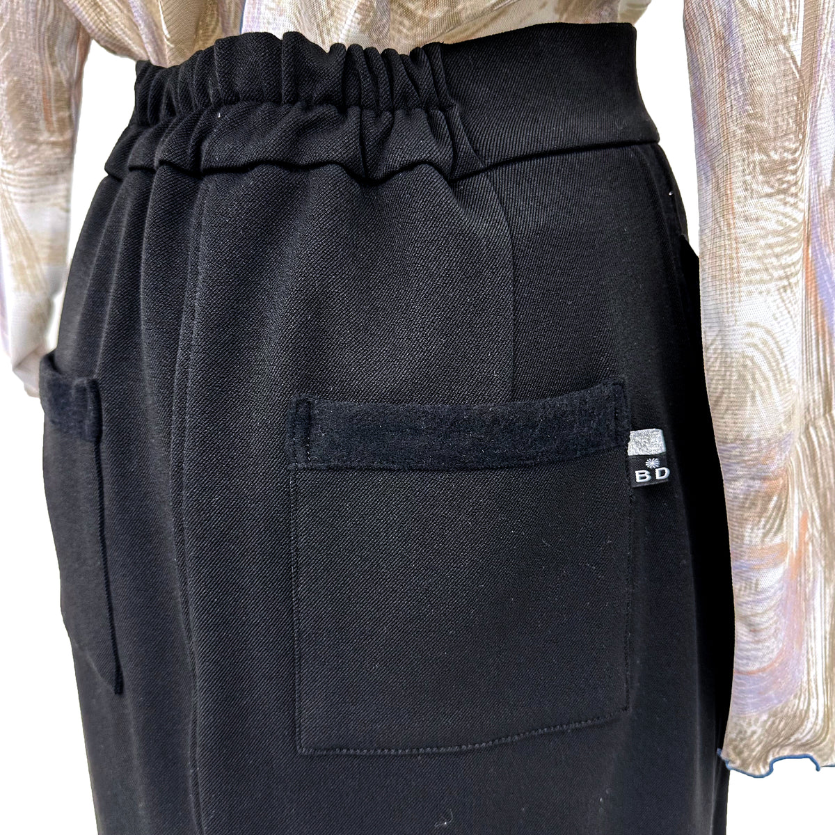 裏起毛デニム　タイトスカート　B DONNA　6065951