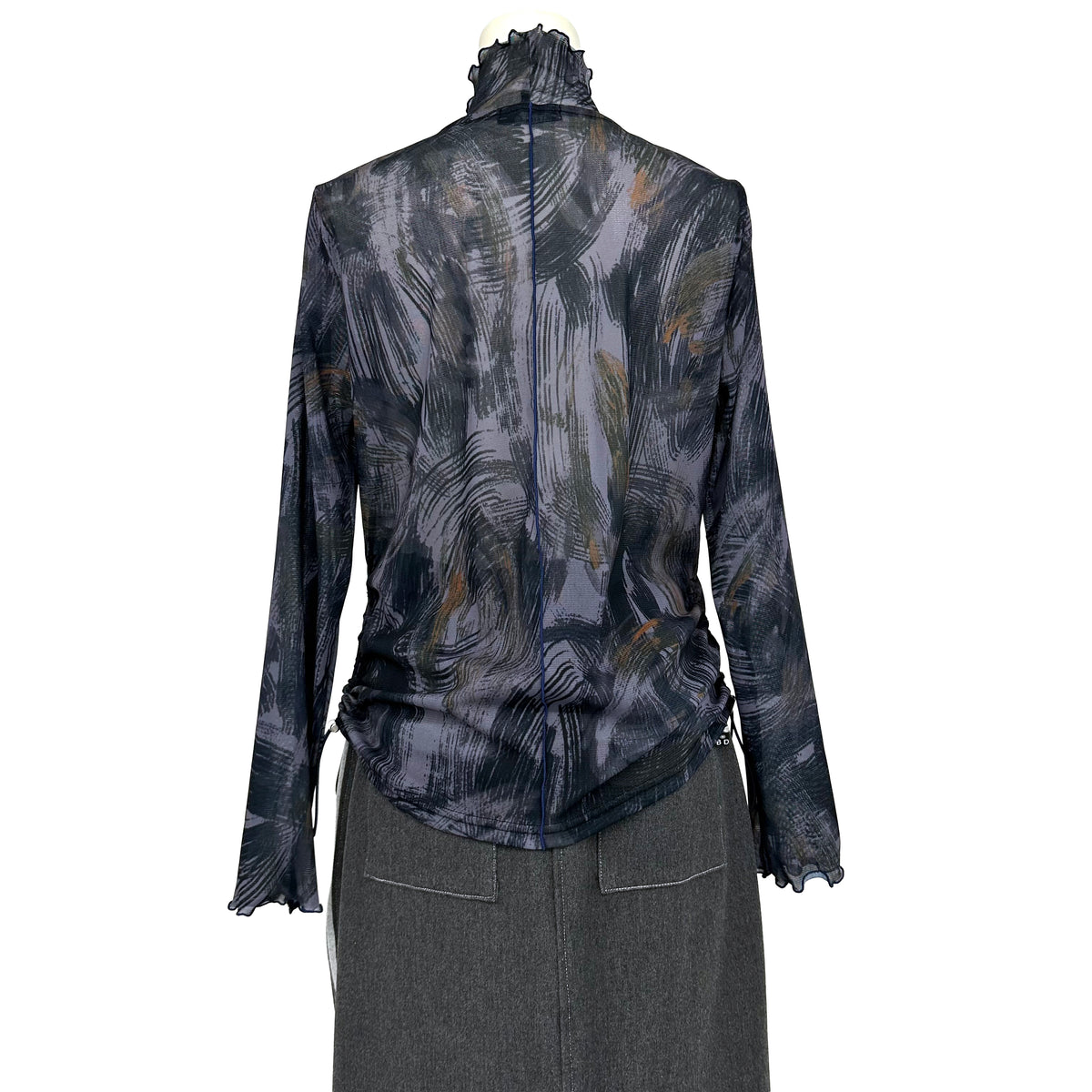 シアーメッシュ　ハイネックカットソー　B DONNA　6062950