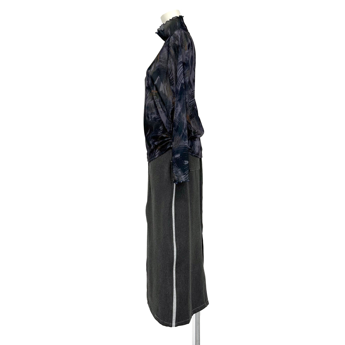 シアーメッシュ　ハイネックカットソー　B DONNA　6062950