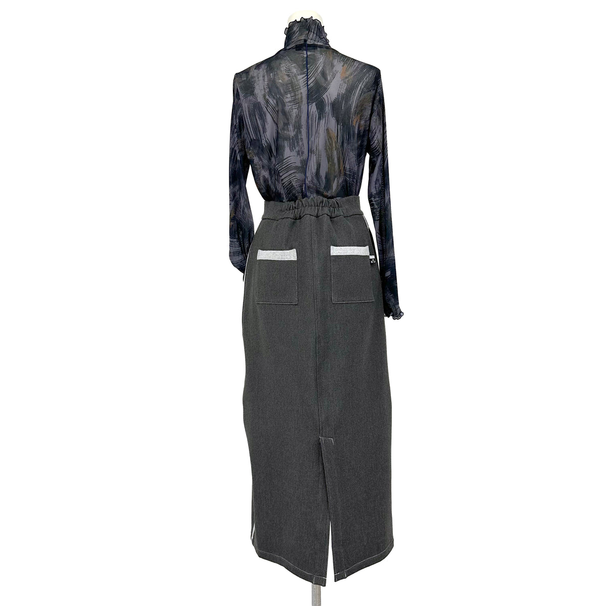 裏起毛デニム　タイトスカート　B DONNA　6065951