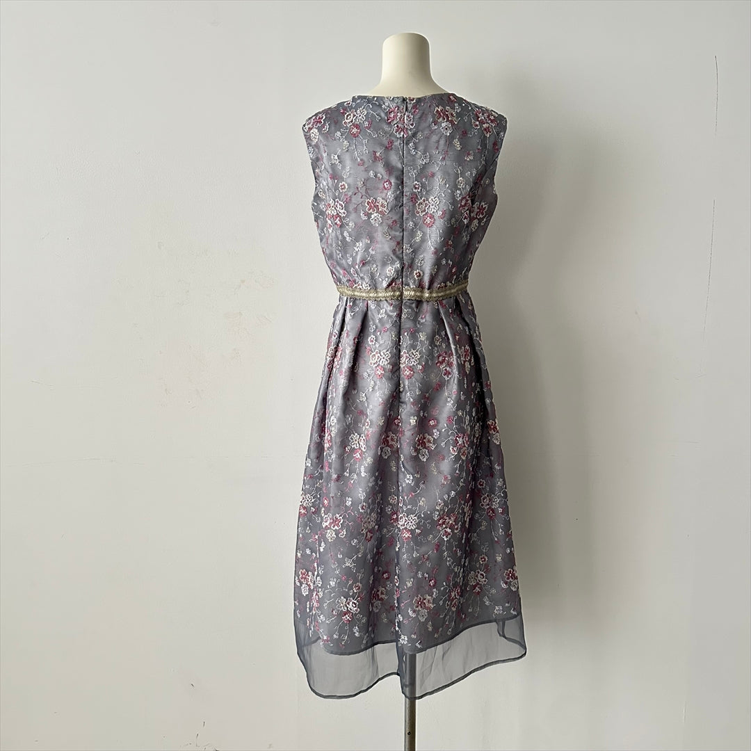 【Prototype】フラワー刺繍オーガンジー　ワンピース　 Dear Princess mieux　2039004