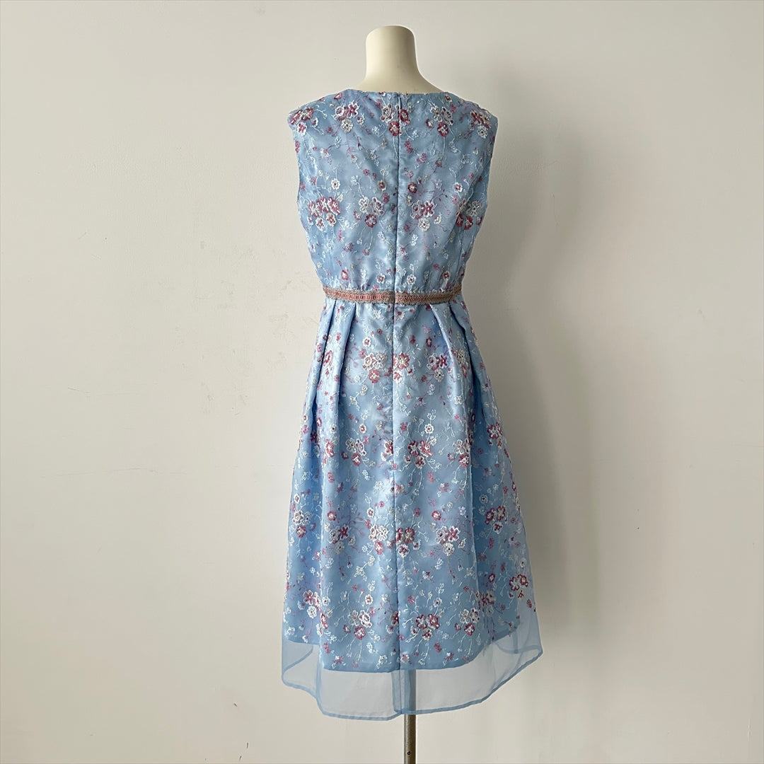 【Prototype】フラワー刺繍オーガンジー　ワンピース　 Dear Princess mieux　2039004