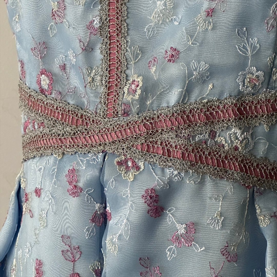 【Prototype】フラワー刺繍オーガンジー　ワンピース　 Dear Princess mieux　2039004