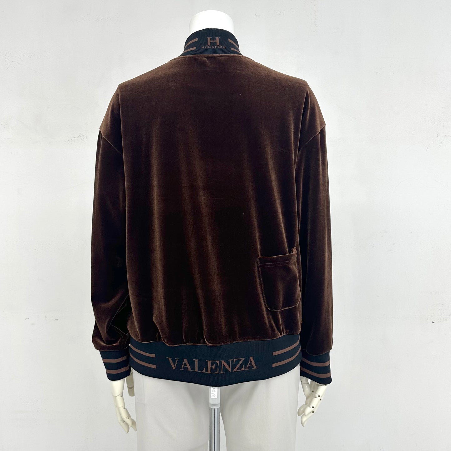 【上品な光沢】ストレッチベロアジャケット　VALENZA home　5352303