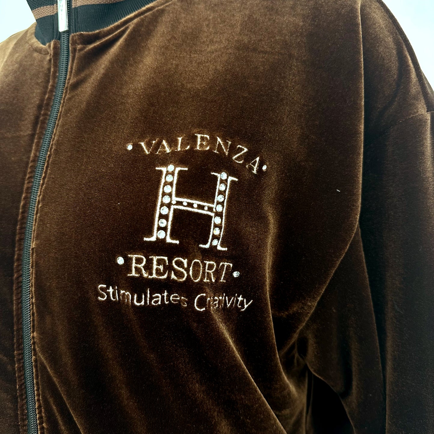 【上品な光沢】ストレッチベロアジャケット　VALENZA home　5352303