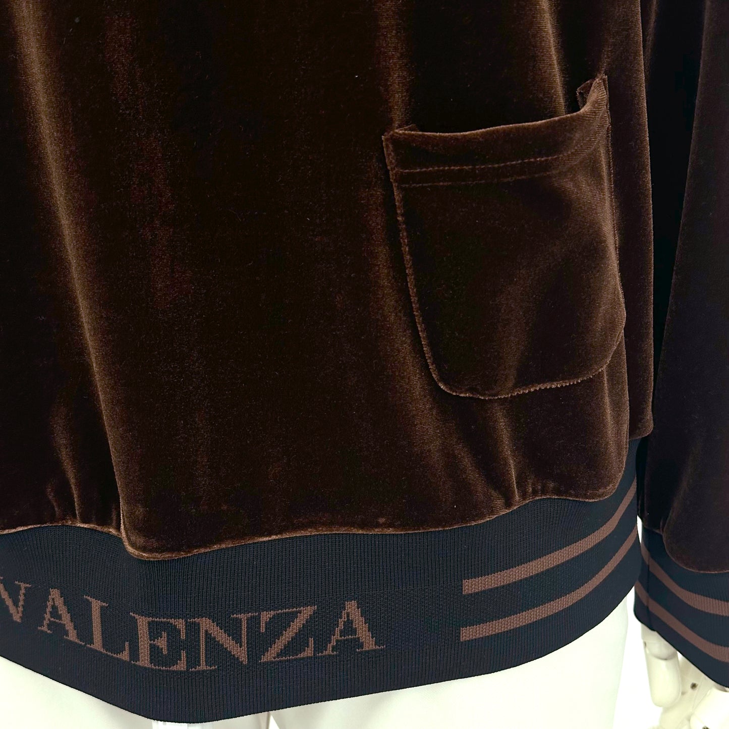 【上品な光沢】ストレッチベロアジャケット　VALENZA home　5352303