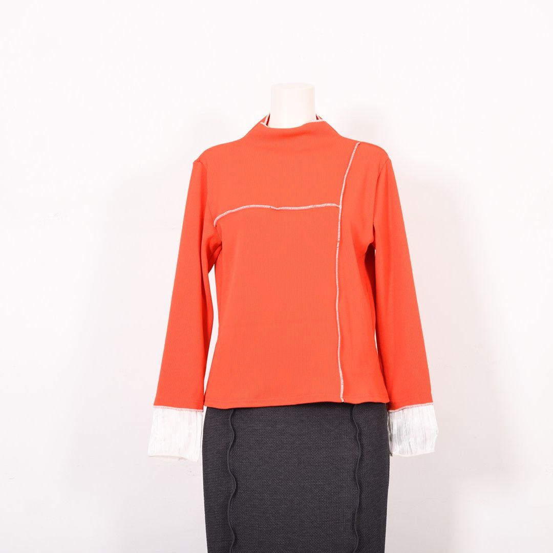 袖切り替え　リブカットソー　B DONNA　6052112