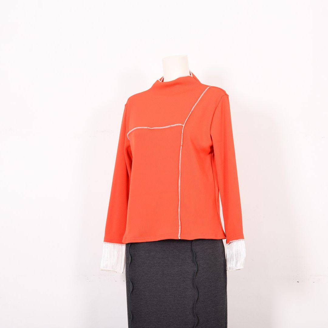 袖切り替え　リブカットソー　B DONNA　6052112