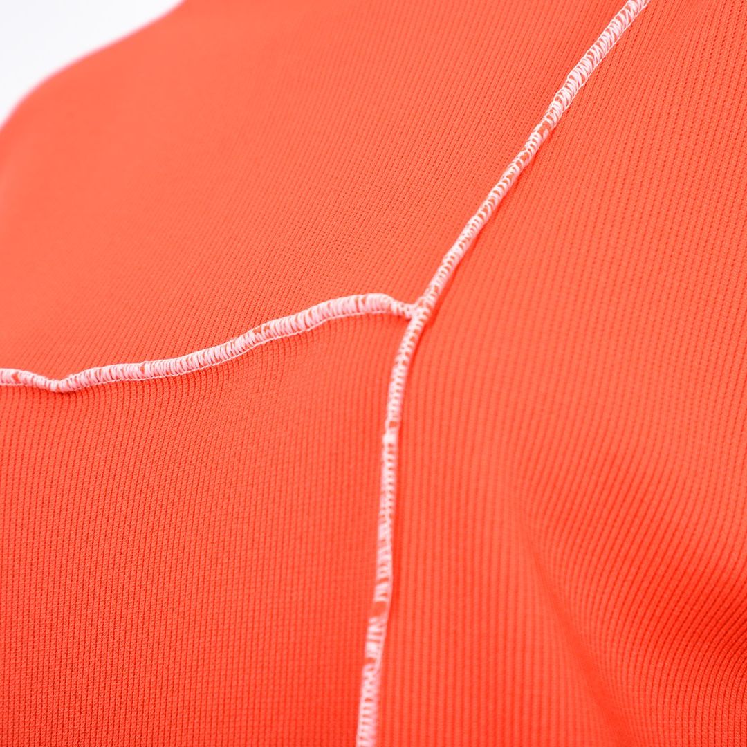 袖切り替え　リブカットソー　B DONNA　6052112