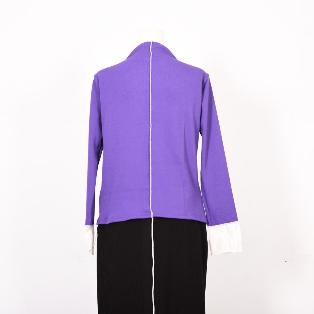 袖切り替え　リブカットソー　B DONNA　6052112