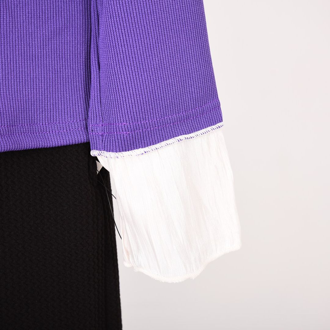 袖切り替え　リブカットソー　B DONNA　6052112