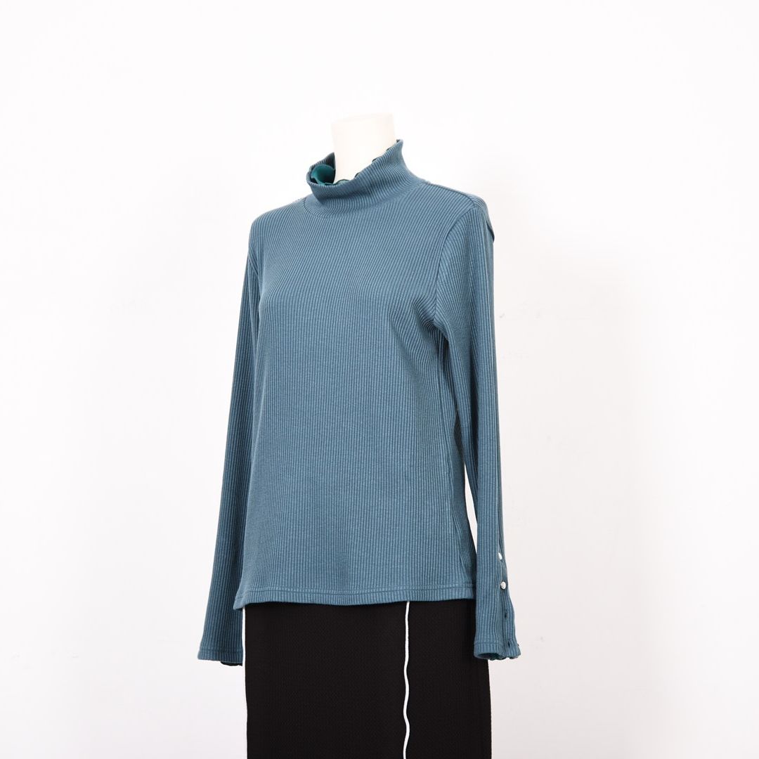 メッシュレイヤード　リブカットソー　B DONNA　6052118