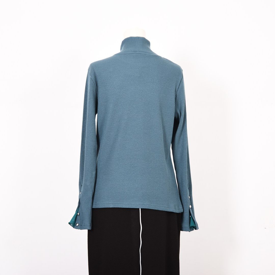 メッシュレイヤード　リブカットソー　B DONNA　6052118