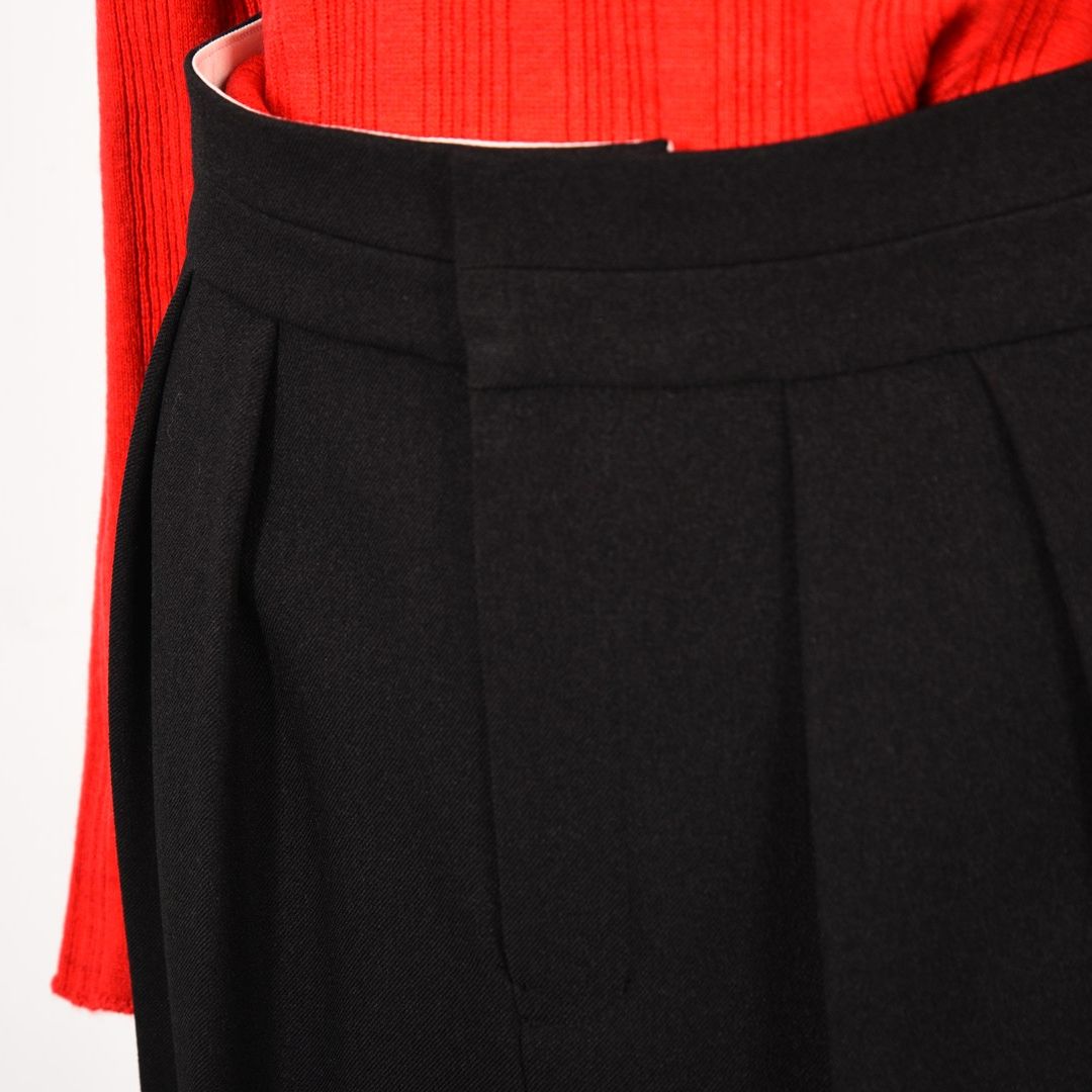 杢調サージ　テーパードパンツ　B DONNA　6056105