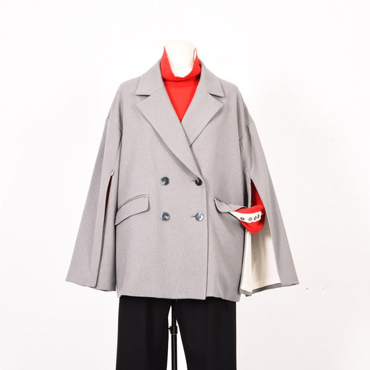 ダブルボタン　テーラードジャケット　B DONNA　6057108