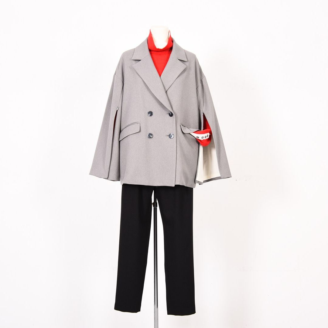 ダブルボタン　テーラードジャケット　B DONNA　6057108