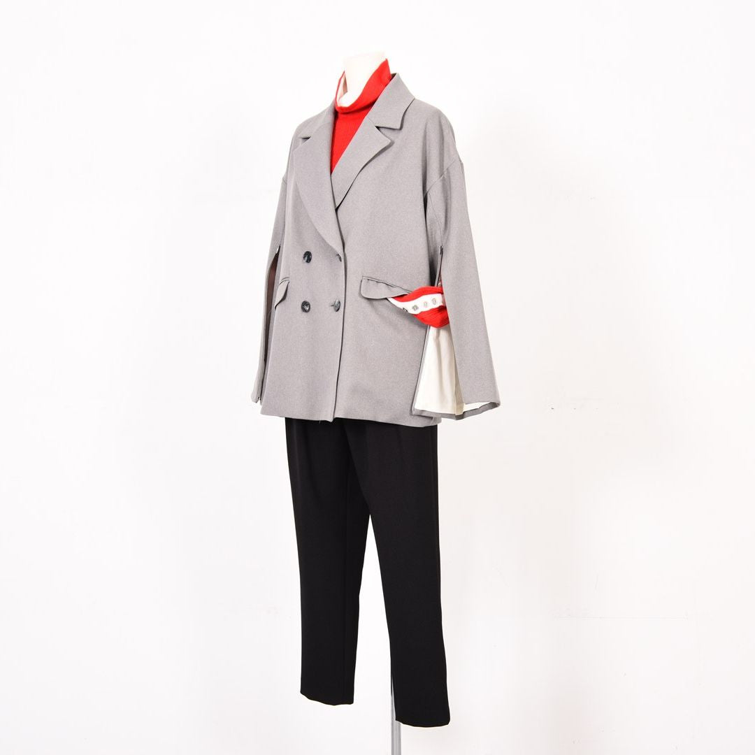 ダブルボタン　テーラードジャケット　B DONNA　6057108