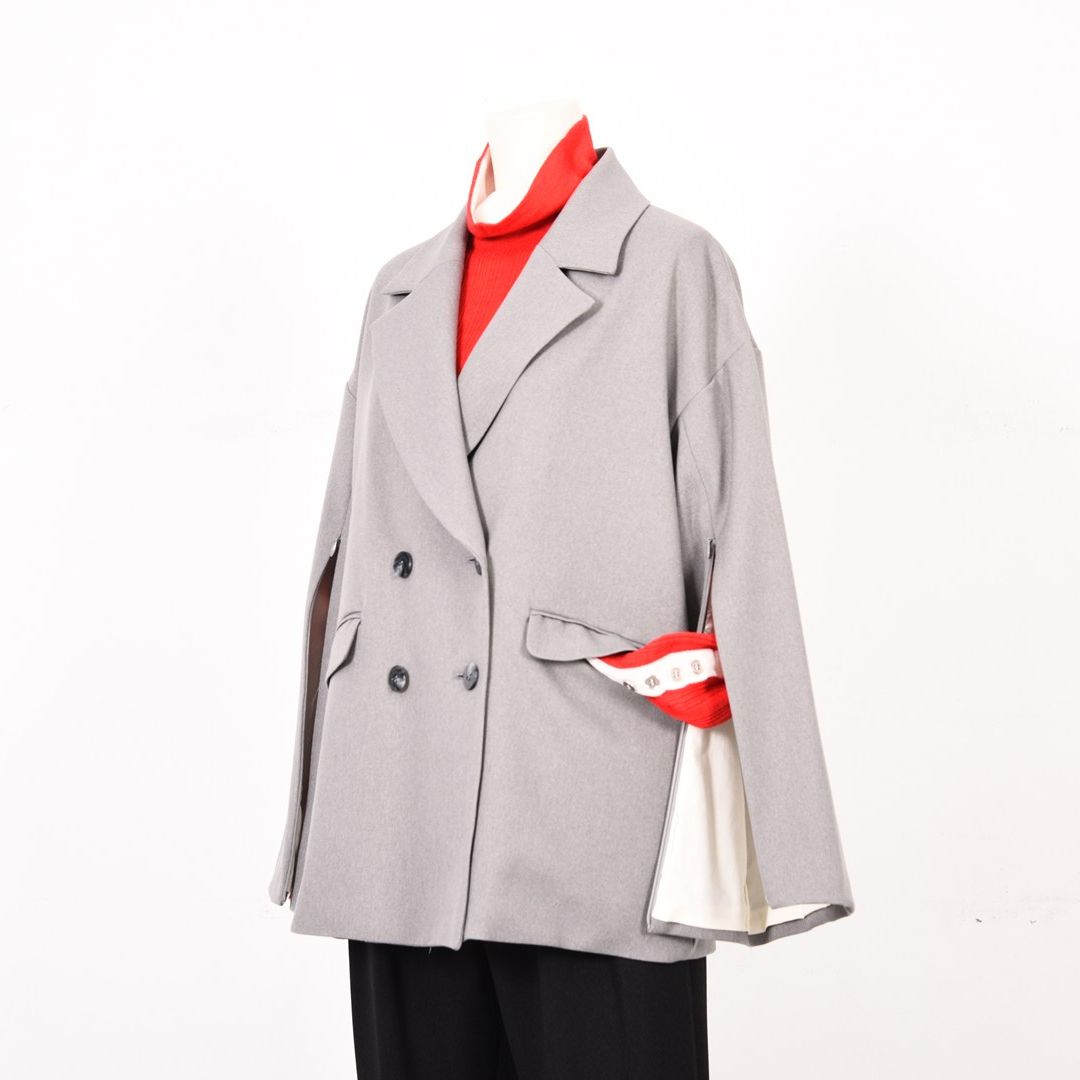 ダブルボタン　テーラードジャケット　B DONNA　6057108