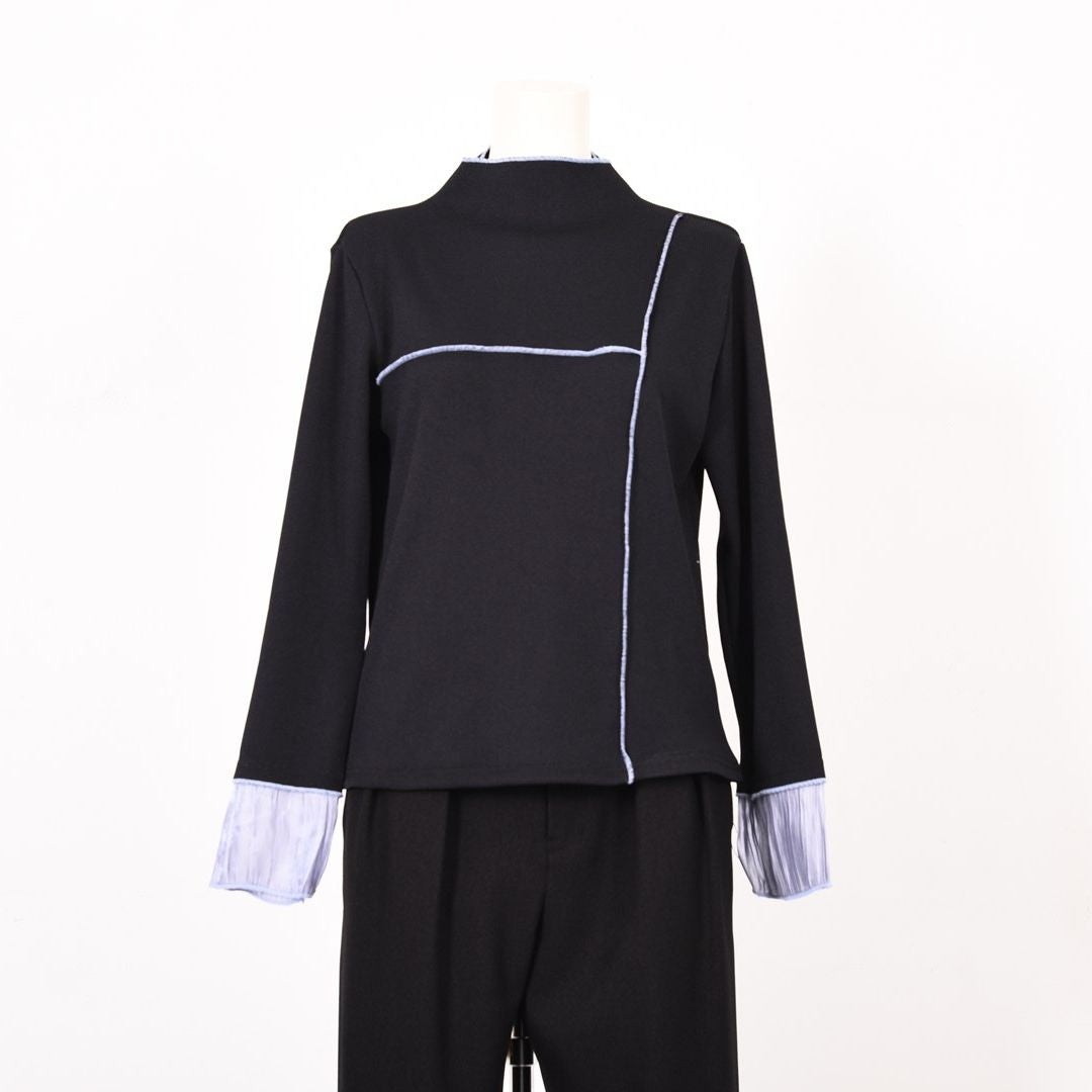 袖切り替え　リブカットソー　B DONNA　6052112